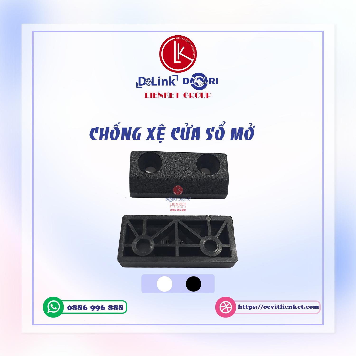 MIẾNG CHỐNG XỆ CỬA SỔ MỞ NHỰA PVC CAO CẤP