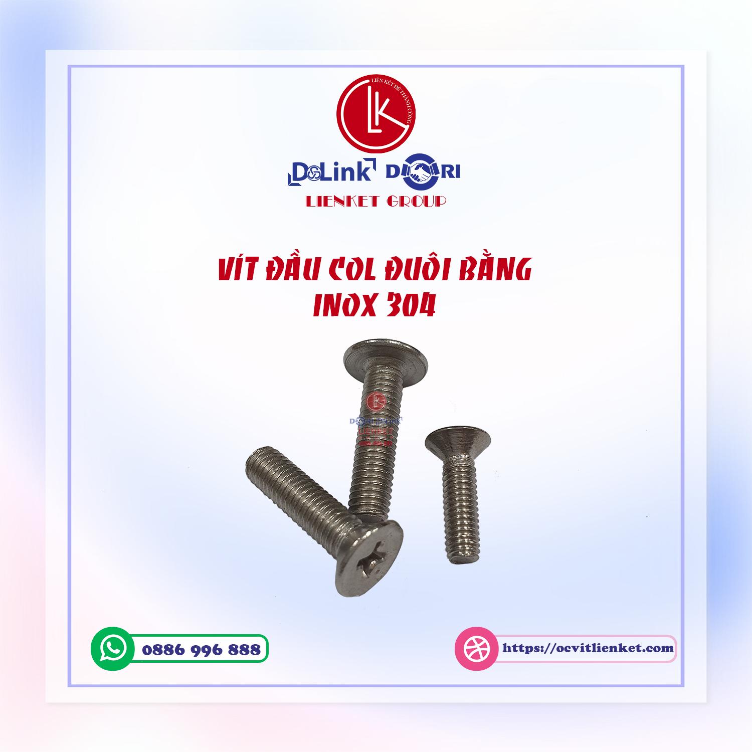 VÍT ĐẦU BẰNG ĐUÔI BẰNG THÉP TỪ 5*20 – 5*75 BẮT TAY NẮM CỬA ĐI, CỬA SỔ