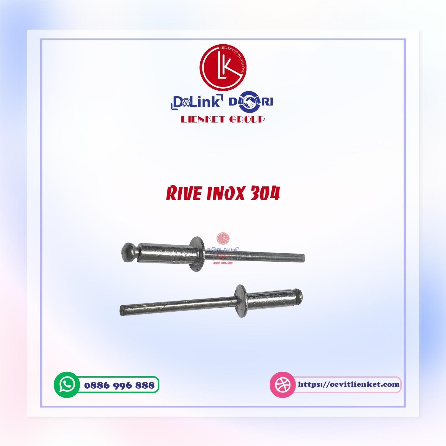 RIVE INOX 304 4*10 LIÊN KẾT CỬA NHÔM