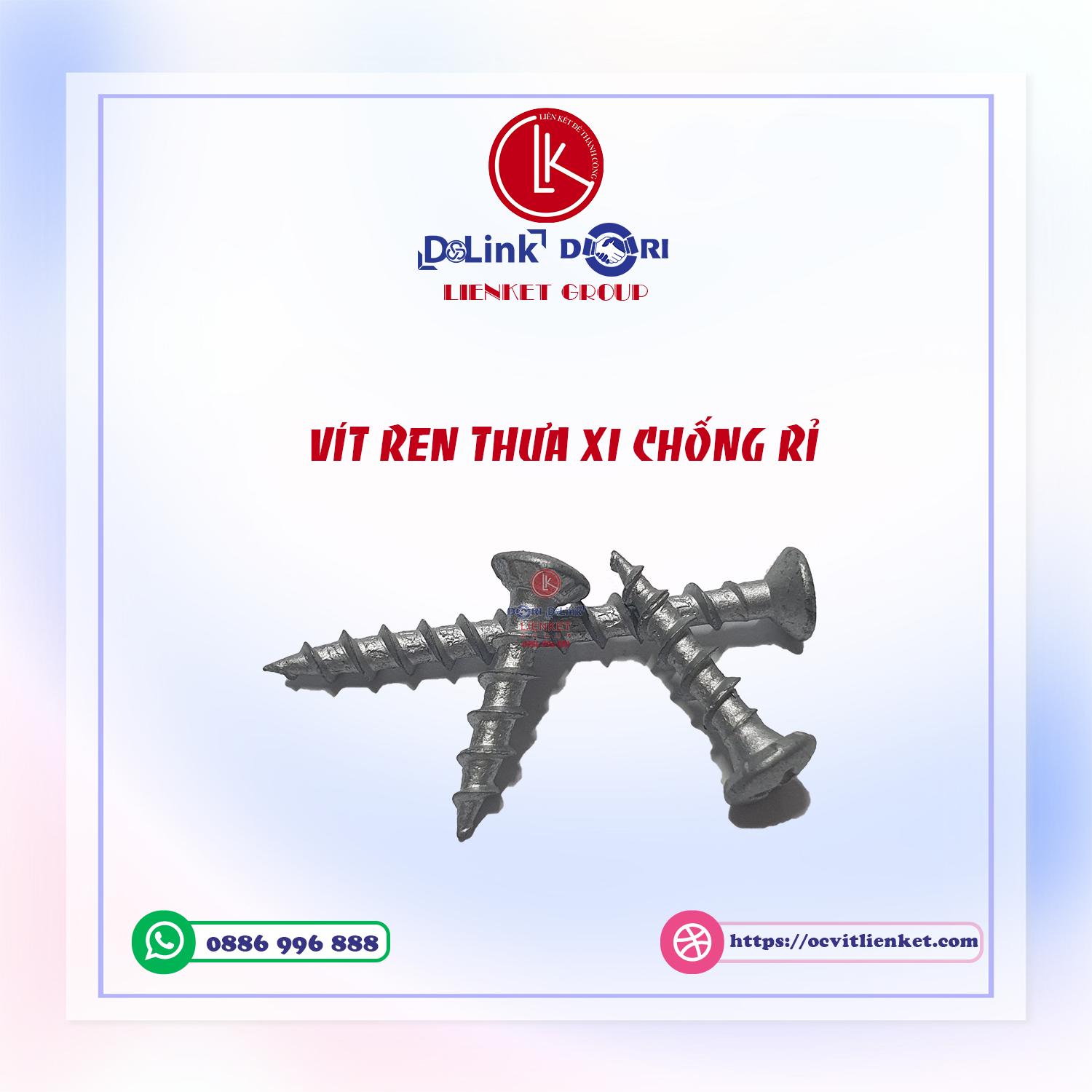 VÍT RĂNG THƯA XI MUỐI CHỐNG RỈ TỪ 4.1*20 – 4.1*40 BẮT THANH GEAR, CHỐT, CON LĂN