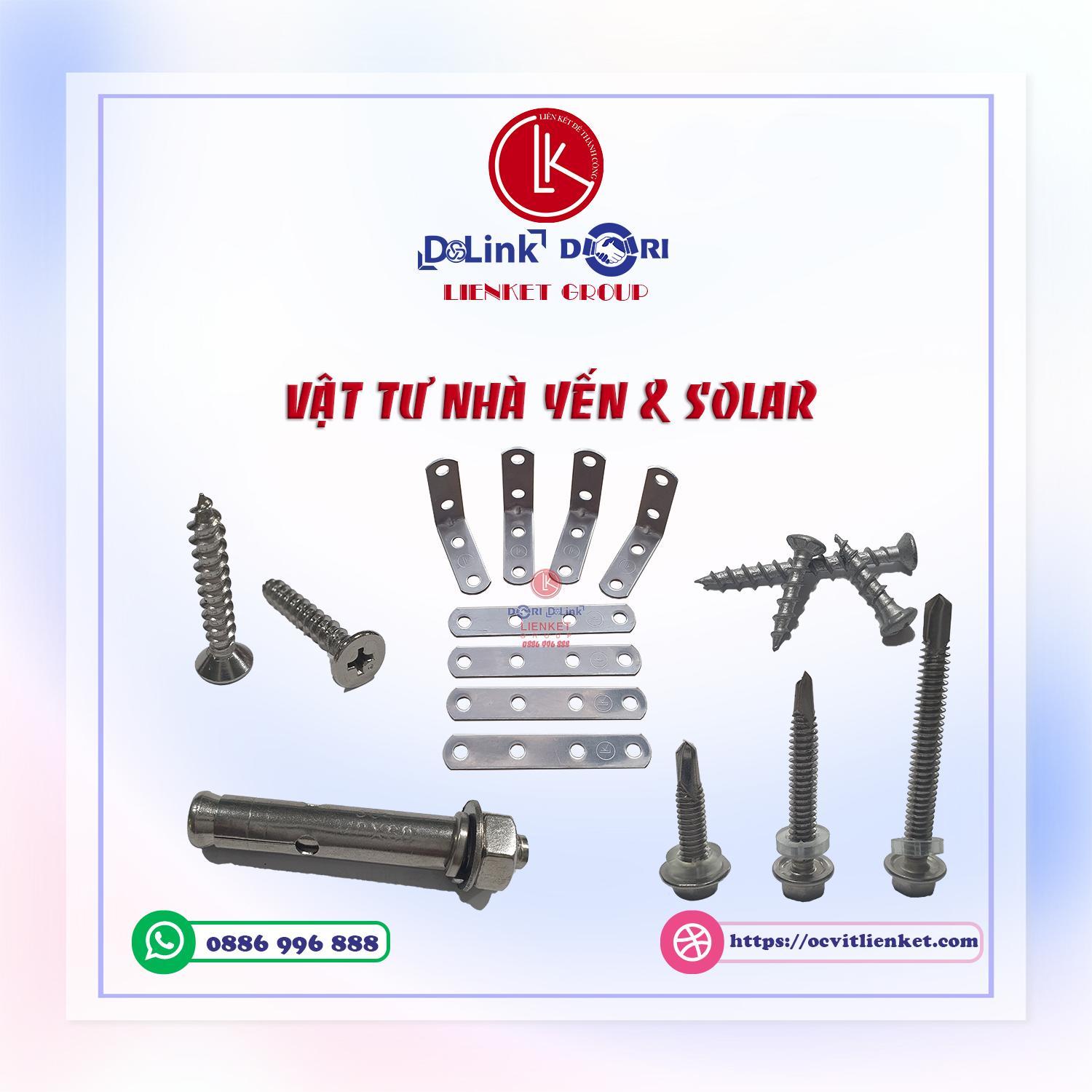 VẬT TƯ NHÀ YẾN - VÍT INOX SOLAR (NĂNG LƯỢNG MẶT TRỜI)