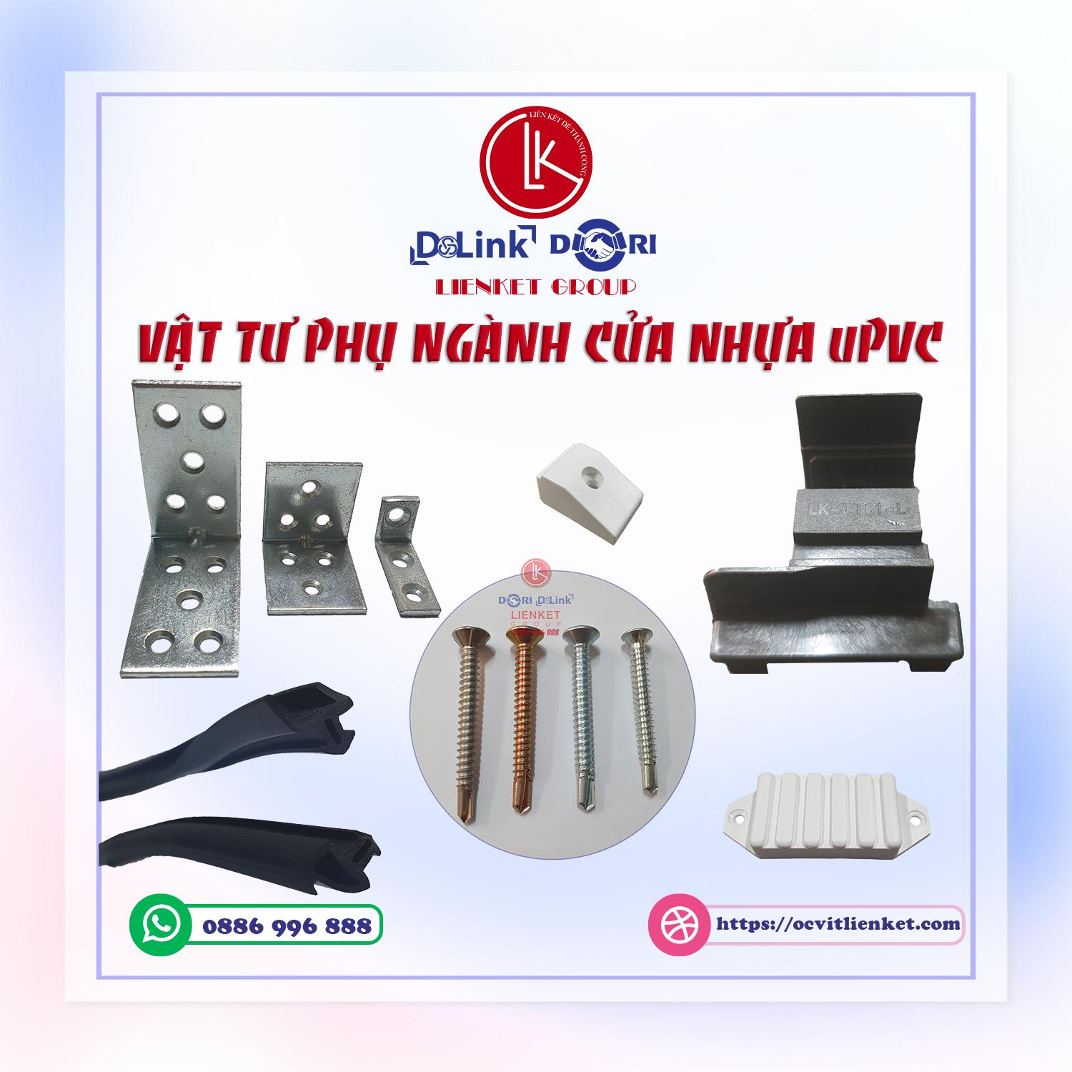 SẢN PHẨM VÍT VÀ VẬT TƯ CỬA NHỰA uPVC